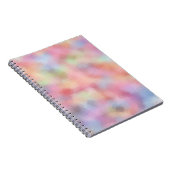 パステルエレガントカラーズテンプレート赤モダン色 ノートブック (右側)