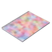 パステルエレガントカラーズテンプレート赤モダン色 ノートブック (左側)