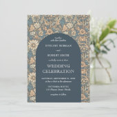 パステルエレガントカラーフローラアールヌーボー 招待状 (スタンド正面)