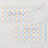 パステルエレガントカラーモダンシンプルトレンドテンプレート 名刺 (正面/裏面)