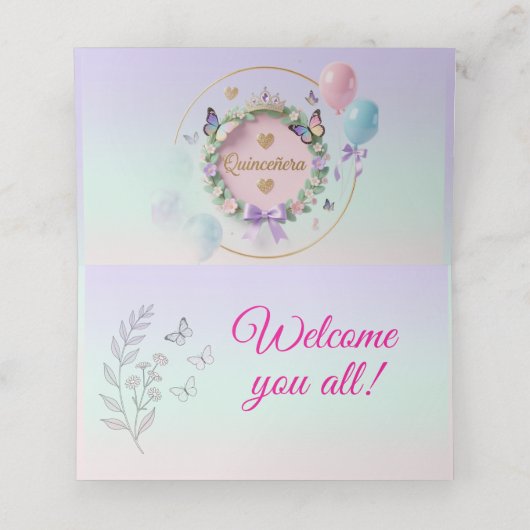 パステルエレガントキンセアニラ座席表 プレイスカード (内部開封)