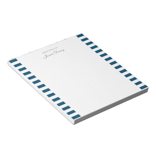 パステルエレガントクラシックアイディア素晴らしホーム ノートパッド (アングル)