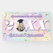 パステルエレガントクラス2025紙吹雪名写真 横断幕 (横)