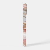 パステルエレガントグリッターピンクブルー金ゴールドシルバー iPhone 15ケース (右側面)