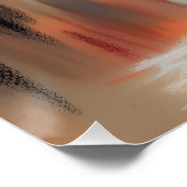 パステルエレガントバレリナインレッドツツ ポスター (コーナー)