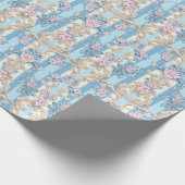 パステルエレガントバロック様式 ラッピングペーパー (角)