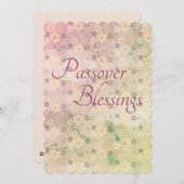 パステルエレガントパスソーバー恵みズスターオブデイビッド シーズンカード (正面/裏面)