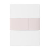 パステルエレガントピンクハンドドロードボウ結婚ズ 招待状ベリーバンド (裏面例)