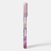 パステルエレガントピンクパープルと金ゴールドスワール大理石 Case-Mate iPhoneケース (裏面 / 右)