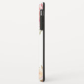 パステルエレガントピンクピーチバラフローラモノグラム Case-Mate iPhoneケース (裏面/左)