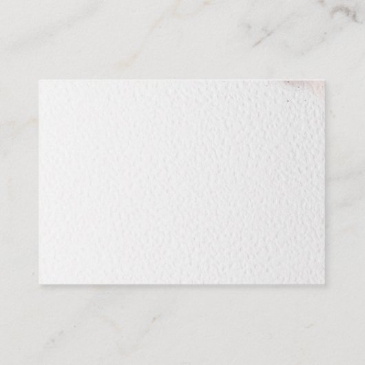 パステルエレガントピンクフローラフレファンシーーム エンクロージャーカード (裏面)