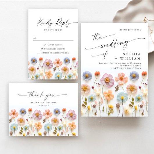 パステルエレガントピンクボホワイルドフラワー結婚ズ タペストリー