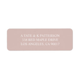 パステルエレガントピンク差出人住所ラベル ラベル