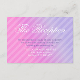 パステルエレガントピンク薄紫情報詳細カード エンクロージャーカード