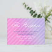 パステルエレガントピンク薄紫情報詳細カード エンクロージャーカード (スタンド正面)