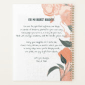 パステルエレガントピーチ&セージフローラ写真 プランナー手帳 (裏面)