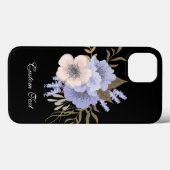 パステルエレガントフラワーブーケフローララベンダーピンク Case-Mate iPhoneケース (裏面 (横))