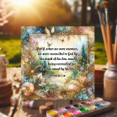 パステルエレガントフローラウォーターカラー聖なる書物、 経典イースター シーズンカード