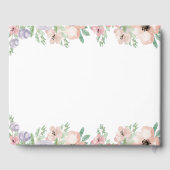 パステルエレガントフローラ退職パーティーゲストブック ゲストブック (裏面)