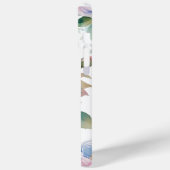 パステルエレガントフローラ電話ケースデザイン – ウォータコール Case-Mate iPhoneケース (裏面 / 左)