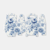 パステルエレガントブルーウォーターカラーバラ フェイバーボックス (折り畳みなし)