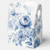 パステルエレガントブルーウォーターカラーバラ フェイバーボックス (オープン)