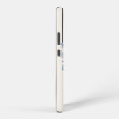 パステルエレガントブルーウォーターバラパーソナライズされた SAMSUNG GALAXYケース (右側面)