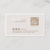 パステルエレガントホログラフィックオーラ美しい 名刺 (裏面)