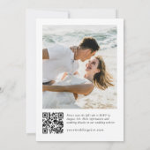 パステルエレガントホワイトローズユーカリプタス結婚ズ 招待状 (裏面)