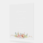 パステルエレガントボホフローラ書道 アクリルサイン (傾斜)