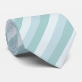 パステルエレガントライトブルーグリーンストライプのテンプレート ネクタイ (ロール)