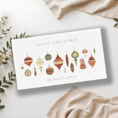 パステルエレガントレッドグリーンスターチャーストマオーナメント