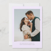 パステルエレガント春ウォーターカラーフラワー結婚ズ 招待状 (裏面)