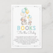 パステルエレファントがブックカードジャングルを持ちモダン込む エンクロージャーカード (正面)