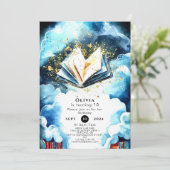 パステルエンチャントおもしろいストーリーブック誕生日 招待状 (スタンド正面)