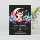 パステルエンチャントタイガー誕生日 招待状 (スタンド正面)