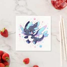 パステルエンチャントドラゴンベビーシャワー スタンダードカクテルナプキン