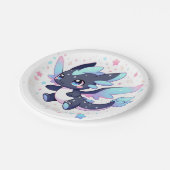 パステルエンチャントドラゴンベビーシャワー ペーパープレート (アングル)