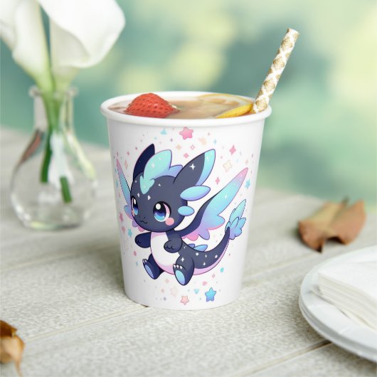 パステルエンチャントドラゴンベビーシャワー 紙コップ (インサイチュ)