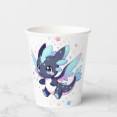 パステルエンチャントドラゴンベビーシャワー 紙コップ (正面)