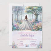 パステルエンチャントフォレストキンセアニラ 招待状 (正面)
