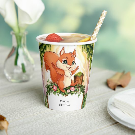 パステルエンチャントリス誕生日 紙コップ (インサイチュ)