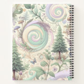 パステルエンチャント森:コテージコアファンタジー ノートブック (裏面)