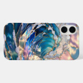 パステルオセアンウェーブのスマホケース Case-Mate iPhoneケース (裏面 (横))