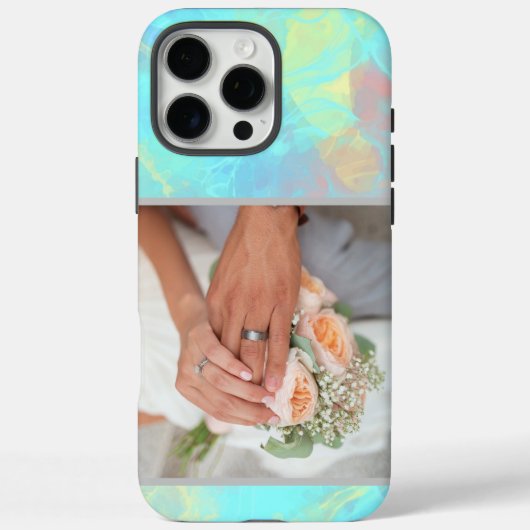 パステルオパールの写真入りデザイン Case-Mate iPhoneケース (裏面)