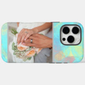 パステルオパールの写真入りデザイン Case-Mate iPhoneケース (裏面 (横))