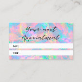 パステルオパールアポイントメントカード 名刺 (正面)