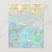 パステルオパールグリッター背景 チラシ (裏面)