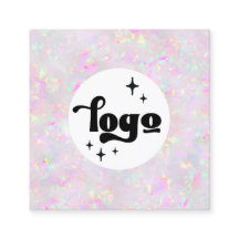 パステルオパールミネラルビジネスカードのロゴ