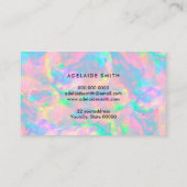 パステルオパールロイヤリティカード 名刺 (裏面)